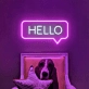 Hello Add a Touch of Neon Attitude to Your Space