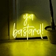 Yes: Shine Bright with Neon Affirmation