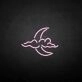 Cloud and moon neon sign