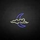 Cloud and moon neon sign