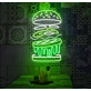 Burger: Light Up Your Space with Neon Flavor