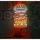 Burger: Light Up Your Space with Neon Flavor