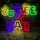Coffee Bar: Illuminate Your Space with Neon Caffeine