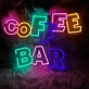 Coffee Bar: Illuminate Your Space with Neon Caffeine