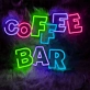 Coffee Bar: Illuminate Your Space with Neon Caffeine