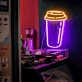 Coffee Cup: Add a Touch of Neon Caffeine to Your Space