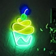 Cupcake: Illuminate Your Space with Neon Sweetness