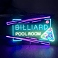 Customize Billard Pool Room: Illuminate Your Space with Neon Entertainment