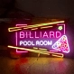 Customize Billard Pool Room: Illuminate Your Space with Neon Entertainment