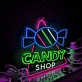 Customize Candy Shop: Light Up Your Space with Neon Sweetness