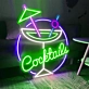 Customize Cocktails Bar: Illuminate Your Space with Neon Mixology