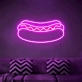 Hot Dog: Light Up Your Space with Neon Flavor