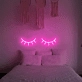 Lashes: Illuminate Your Space with Neon Glamour