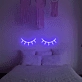 Lashes: Illuminate Your Space with Neon Glamour