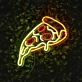 Pizza Slice: Light Up Your Space with Neon Flavor