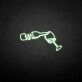 'Wine and bottle' neon sign