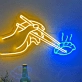 Sushi Dumpling Chopsticks: Illuminate Your Space with Neon Flavor