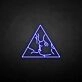 'FACE IN TRIANGLE' neon sign