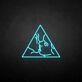 'FACE IN TRIANGLE' neon sign