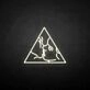 'FACE IN TRIANGLE' neon sign