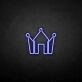 Crown with diamond' neon sign