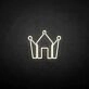 Crown with diamond' neon sign