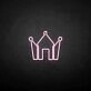 Crown with diamond' neon sign
