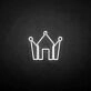 Crown with diamond' neon sign