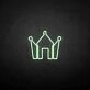 Crown with diamond' neon sign