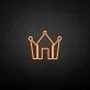 Crown with diamond' neon sign