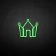Crown with diamond' neon sign