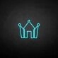 Crown with diamond' neon sign