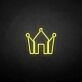 Crown with diamond' neon sign