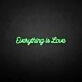 All is love' neon sign