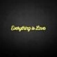 All is love' neon sign