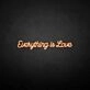 All is love' neon sign