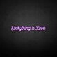 All is love' neon sign