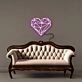 Geometric Heart Led Neon