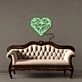 Geometric Heart Led Neon