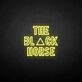 'The Black Horse' neon sign