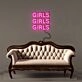 GIRLS GIRLS GIRLS Led Neon