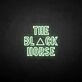 'The Black Horse' neon sign