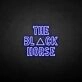 'The Black Horse' neon sign