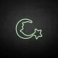 Moon and star2' neon sign