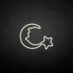 Moon and star2' neon sign