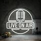 Live On Air Led Neon Signs