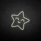 'Smile a star' neon sign