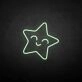 'Smile a star' neon sign