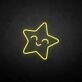 'Smile a star' neon sign