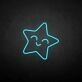 'Smile a star' neon sign
